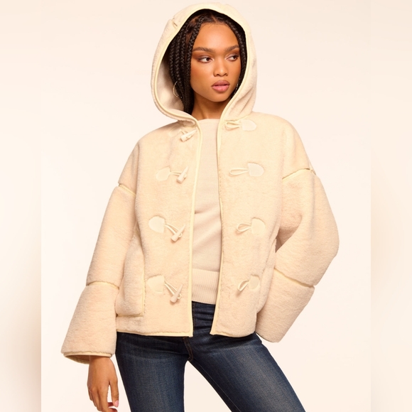 Ramy Brook Lucy Faux Fur Coat - Picture 2 of 7